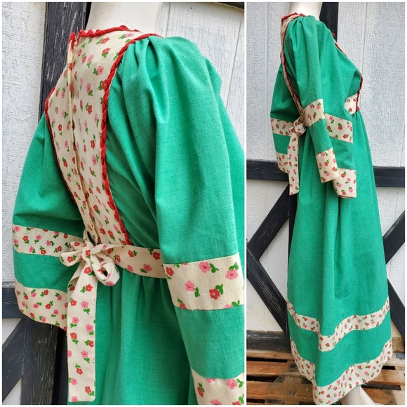 Vintage 60s 70s Young Innocent Arpeja Caftan Dress - Picture 4 of 15